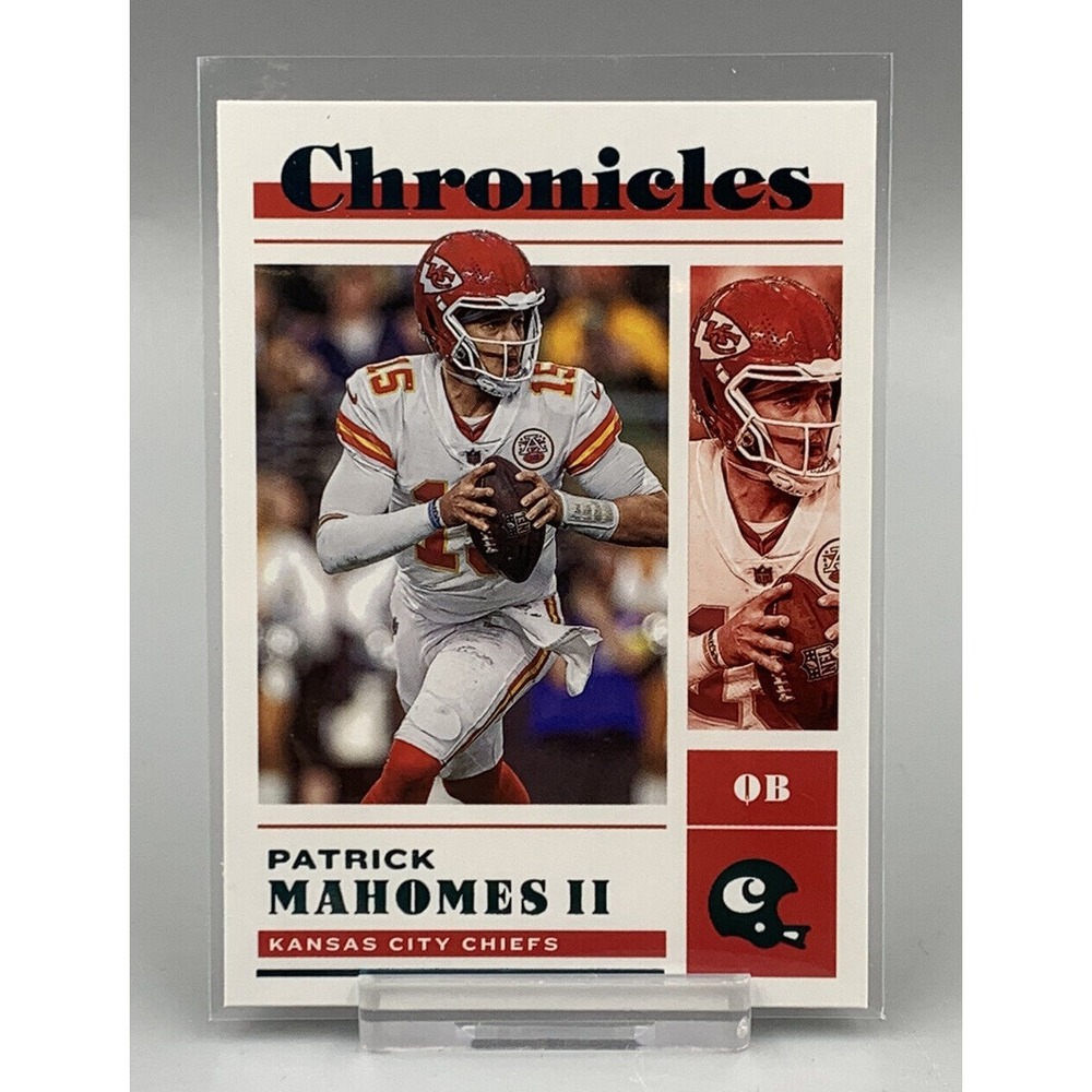 2022 Panini Chronicles Patrick Mahomes II #13 Teal Parallel Kansas City Chiefs